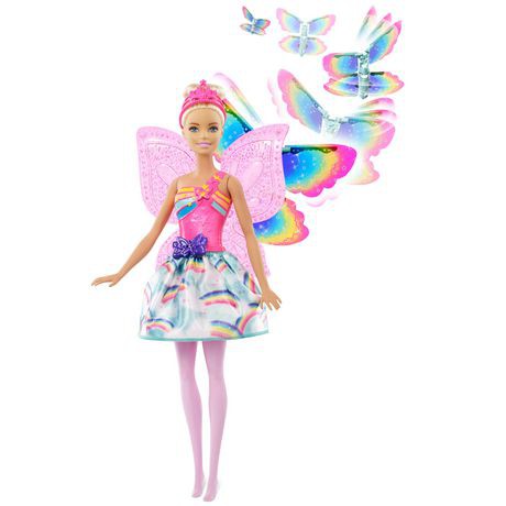 Boneka Barbie Dreamtopia Flying Wings Fairy Doll Original