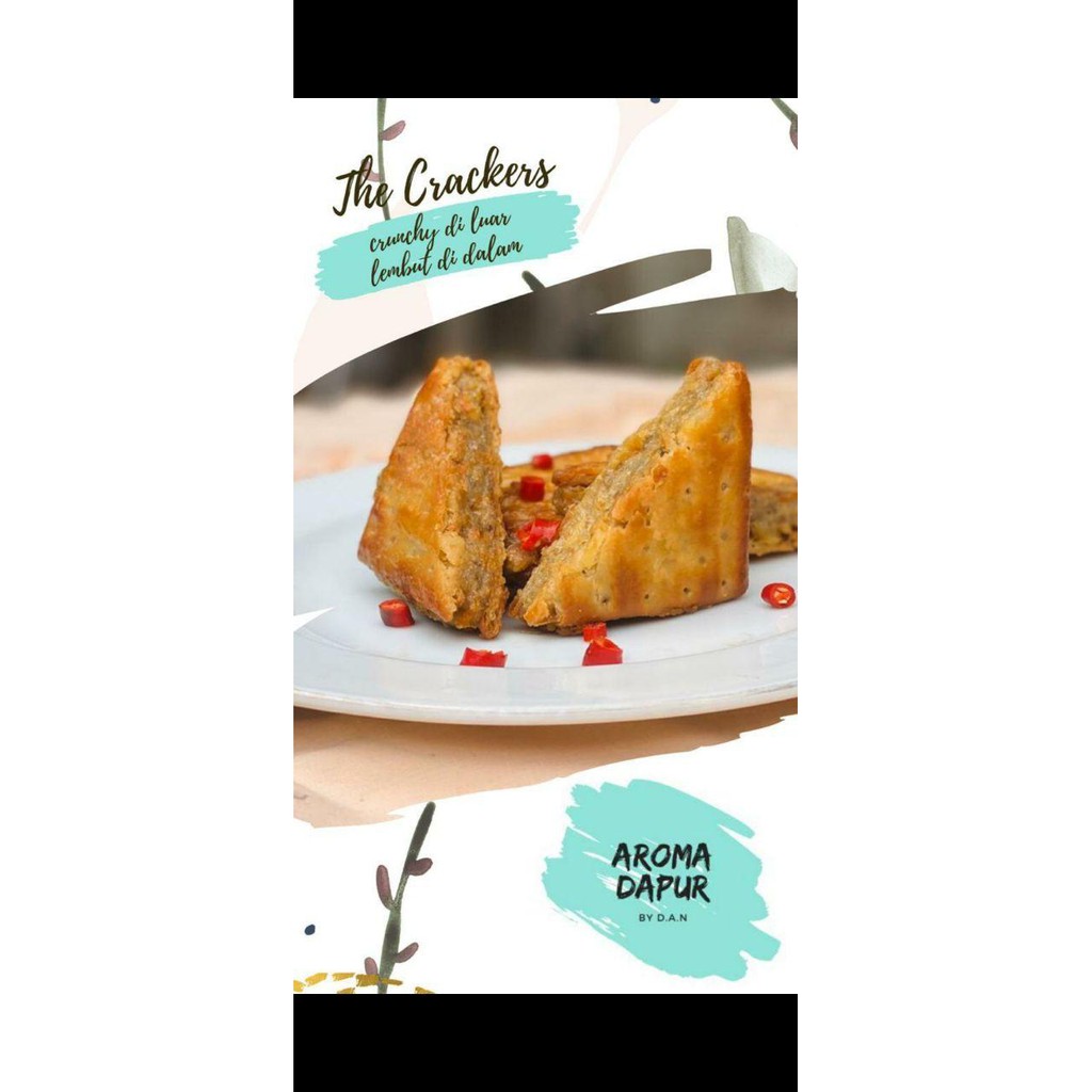 

The Crackers Enak Crunchy dan lembut didalam isi Rougut Ayam, Kentang, Wortel Berprotein Tinggi Hala