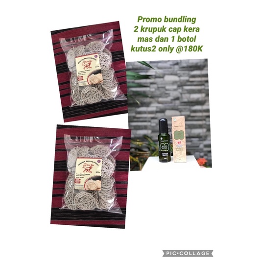 

produk bundling kerupuk kera mas dan kutus-kutus