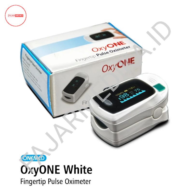 Oxymeter Oxy One White OneMed by Fajar Medika