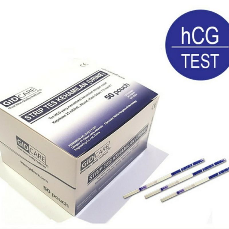 1 buah tes Kehamilan GID CARE Strip / Tespek Hamil Gidcare / Test Pregnancy 25mIU