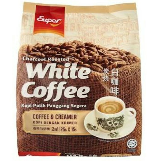

SUPER WHITE COFFEE & CREAMER 25GR 15'S