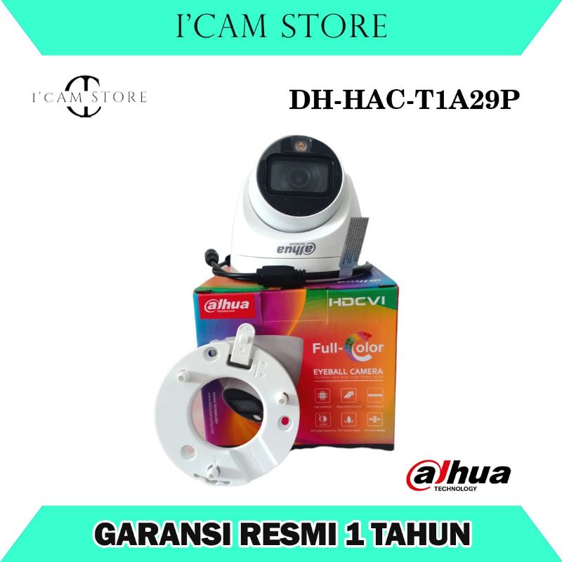 Jual DAHUA INDOOR CAMERA DH-HAC-T1A29P CCTV COLORVU 2MP COOPER | Shopee ...