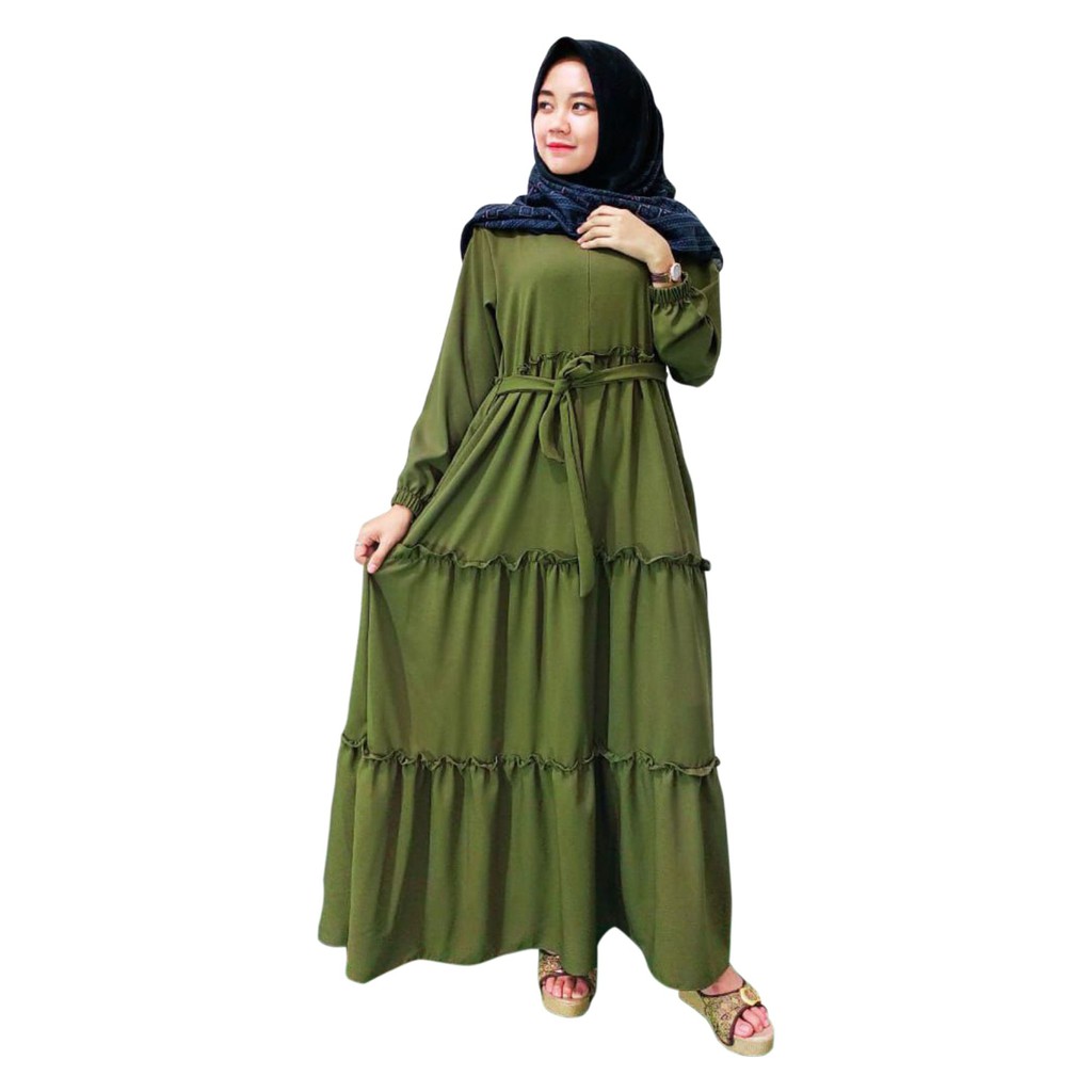 GROSIR HIJABKU GAMIS BASIC SUSUN REMPEL SUPPORT BUSUI  