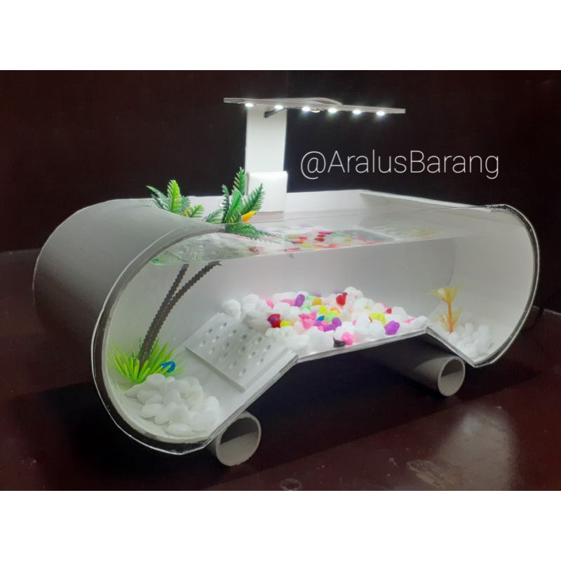Aquarium Mini / Aquarium Kura Kura Brazil/ Aquarium Cupang / Aquarium Akrilik / Aquarium Kaca /  Aqu