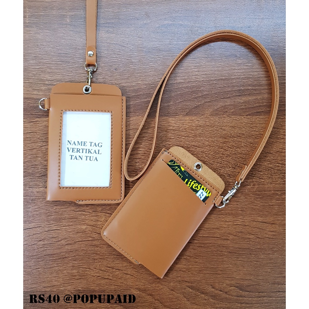 

NAME TAG KULIT / ID CARD HOLDER KULIT (RS40)