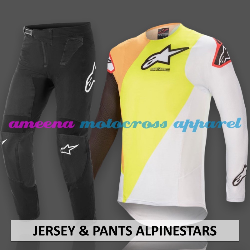 Jersey Custom Nama - Jerseyset Stelan - Jersey Celana Motocross - Jerseyset Stelan - Jersey Trail - Jersey Pants MX Adventure - Jersey Premium -AS030