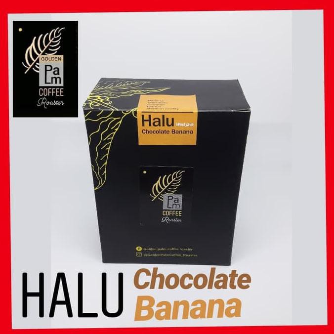 

Halu chocolate banana - 200 gram | biji kopi