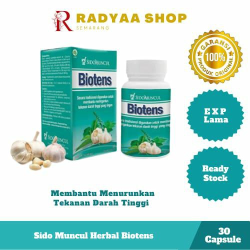 

Sido Muncul Herbal Biotens 30 Kapsul - Menurunkan Darah Tinggi | Obat Darah Tinggi
