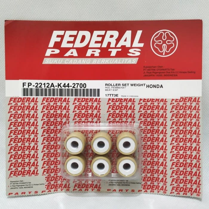 Roller Set K44 15 Gram - Scoopy Esp Beat Esp Pop Street Asli Federal FP-2212A-K44-2700