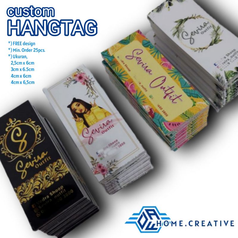 Hangtag pakaian/ Hangtag custom / Hangtag baju custom /  Hangtag murah custom / Hangtag label harga 