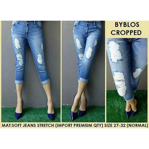 CELANA JEANS BYBLOS CROPPED