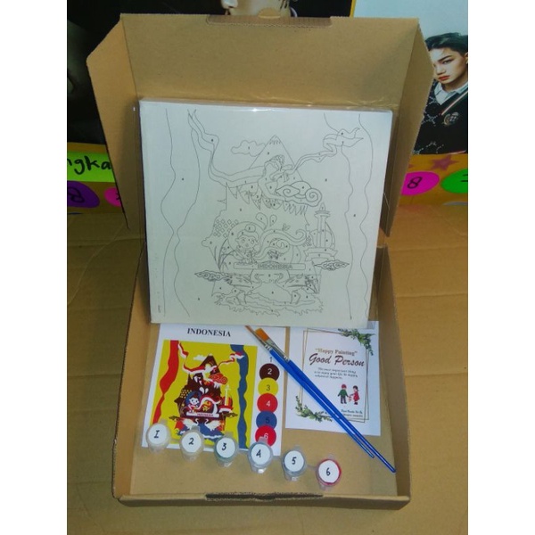 

Paint By Number Kit [Aku Anak Indonesia]#lukisan #murah#lukisanmurah