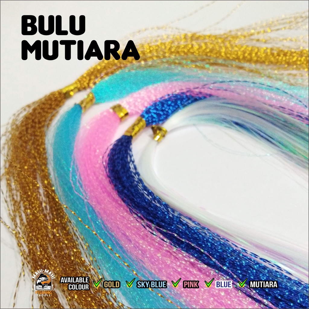BULU MUTIARA SABIKI UMPAN NGOTREK JIGGING KILLER