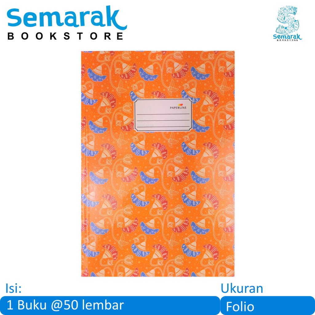 

Paperline Hard Cover Buku Tulis Sampul Tebal Folio [1 Pc]
