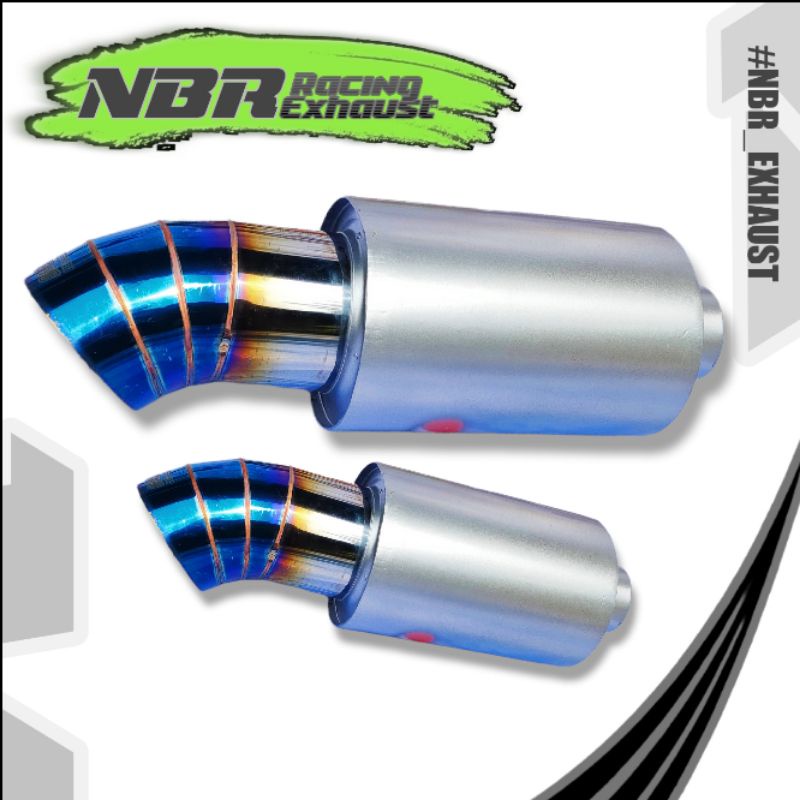 [BERKUALITAS] KNALPOT MOBIL JS RACING BLUE MURAH SUARA BASS GAHAR | KENALPOT MOBIL | KNALPOT RACING 