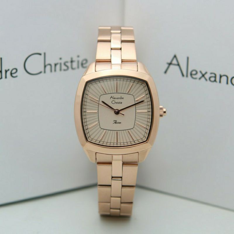 JAM ALEXANDRE CHRISTIE WANITA AC 2833 ORIGINAL ROSEGOLD
