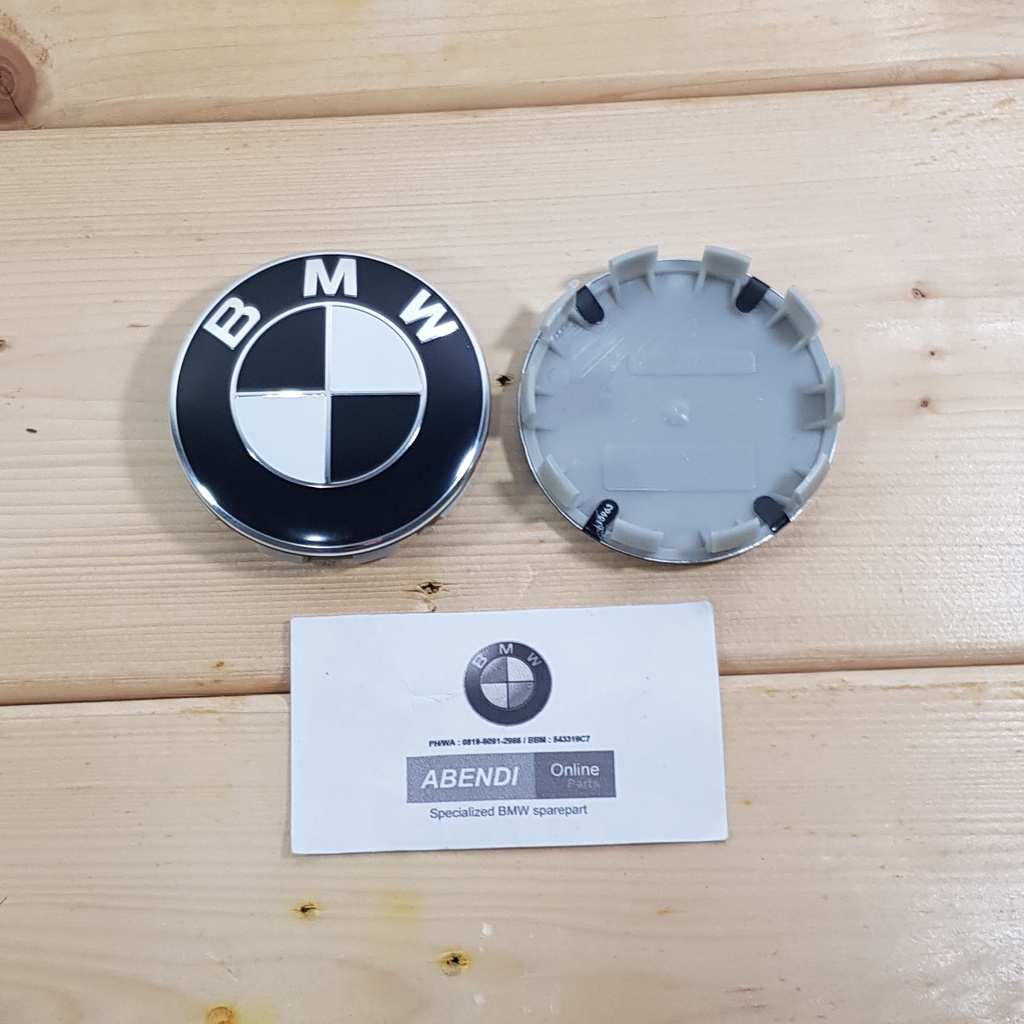 Dop Velg bmw ukuran 68mm Black White e36 e34 e46 e39 e90 e53 dll