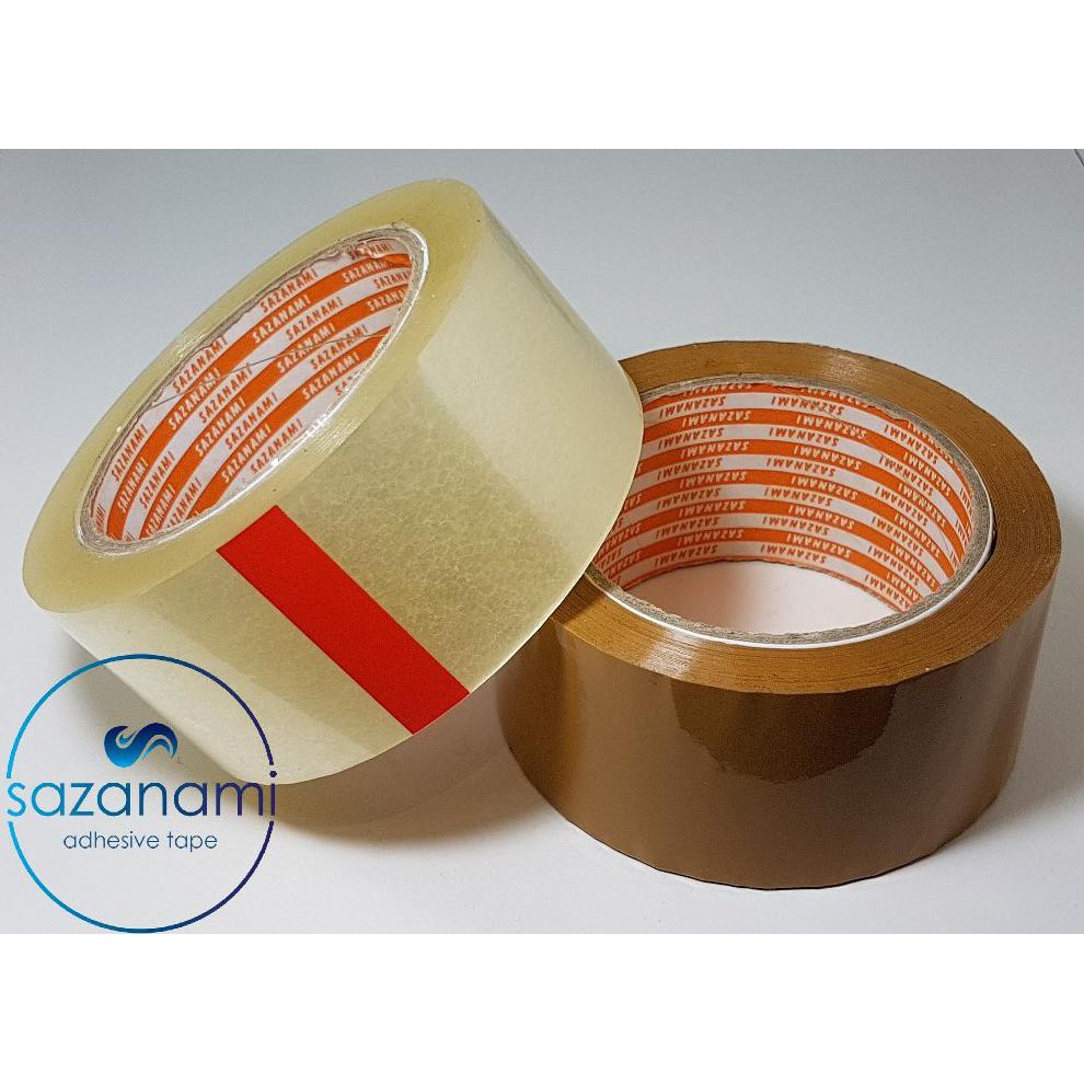 

TERMURAH Lakban Opp bening 2 Inch 48MM x100y sazanami Tape