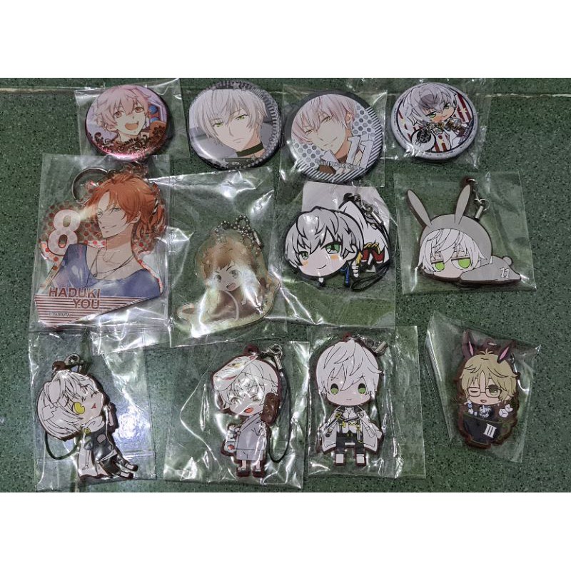 Tsukiuta Akrilik Rubber Pin Shun You Rui Haru Ai