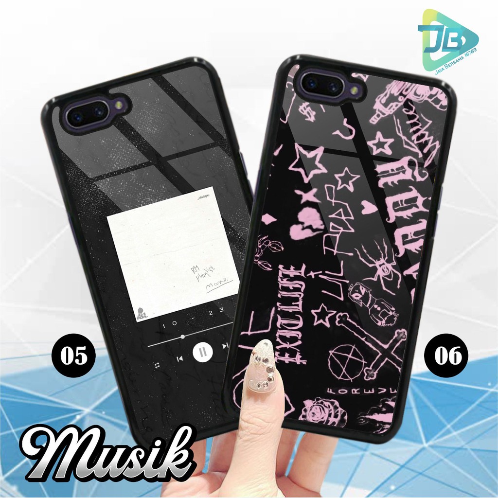 HARDCASE 2D GLOSSY MUSIK OPPO VIVO XIAOMI SAMSUNG REALME IPHONE ALL TYPE JB4668