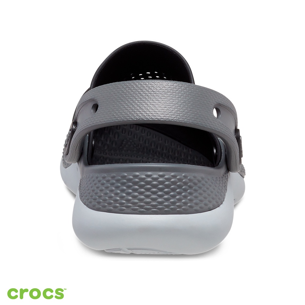 Crocs / Sandal Crocs / Crocs Literide 360  / Sandal Pria / Sandal Wanita / Sandal Karet / Sandal Anti Air - Black White 0DD