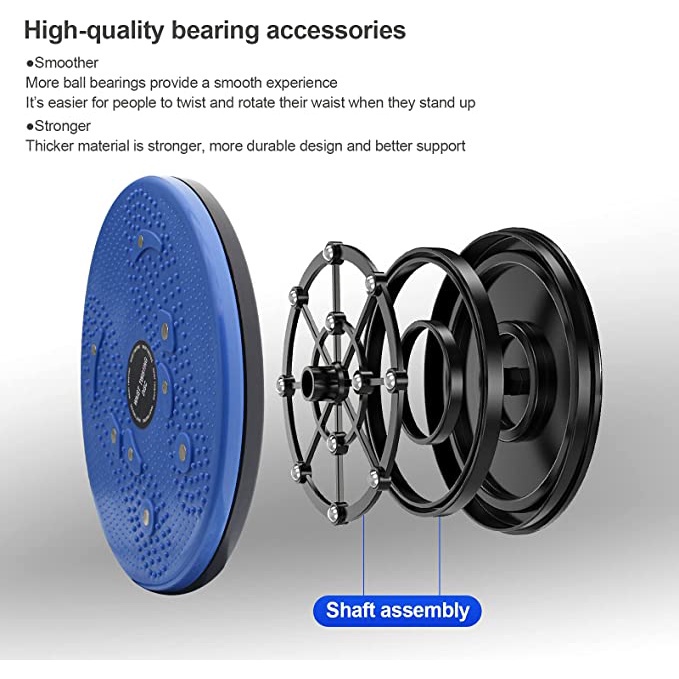 Jogging Magnetic Trimmer Pelangsing Body Plate Waist Twisting Alat Olahrga Dirumah Jogging Body Plate GOSHOP88