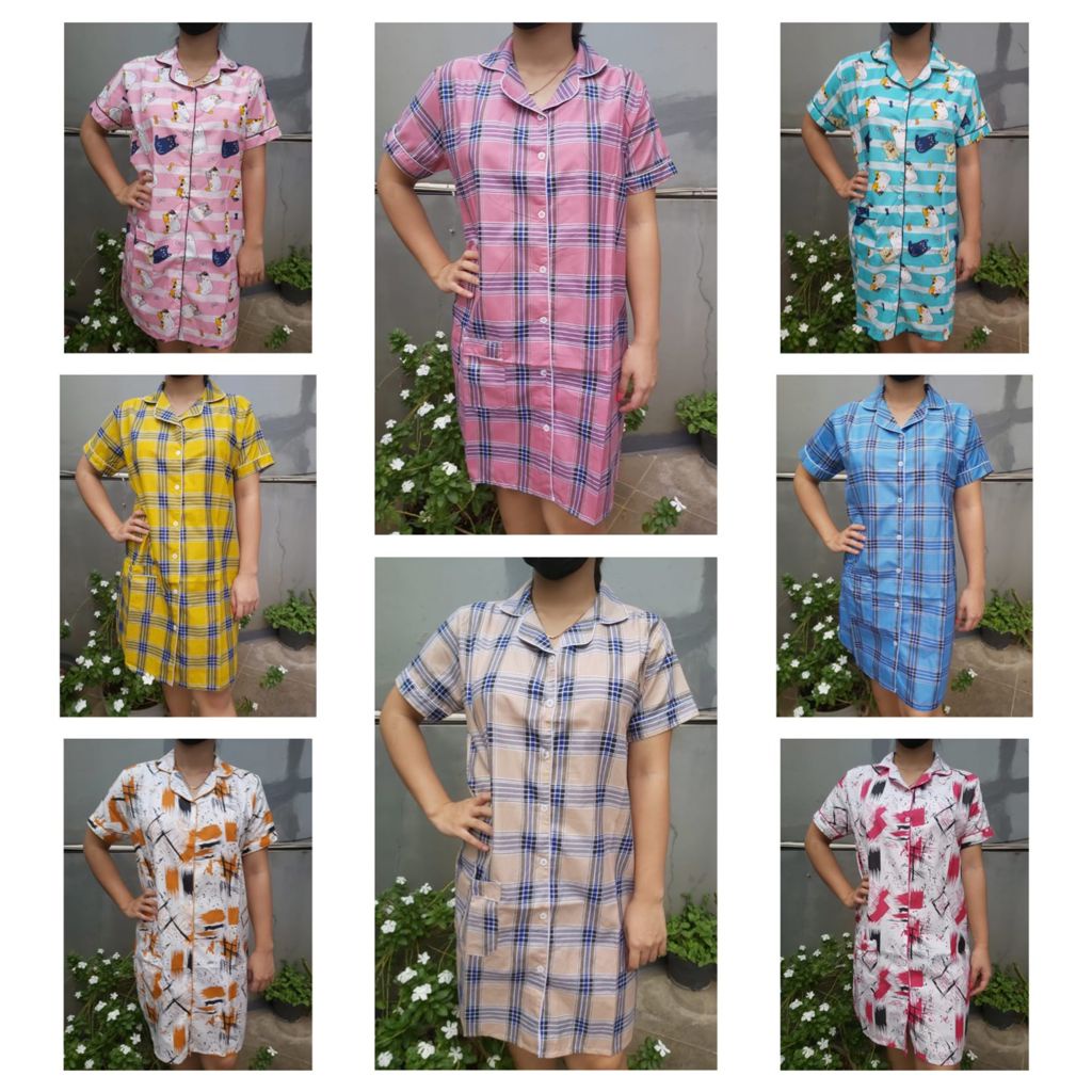 BAJU TIDUR WANITA DASTER / PIYAMA WANITA DASTER XXL JUMBO