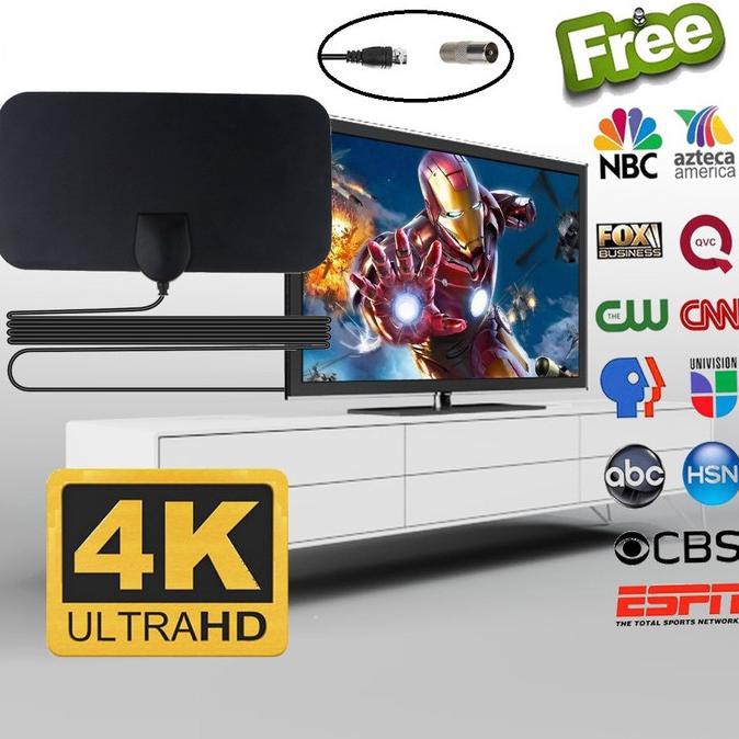 Ready&Siapkirim Antena Tv Digital + Bonus Siaran Luar Negeri - Antena Tv