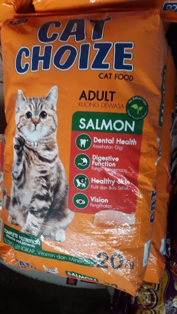 MAKANAN KUCING CAT CHOIZE CAT FOOD 20kg