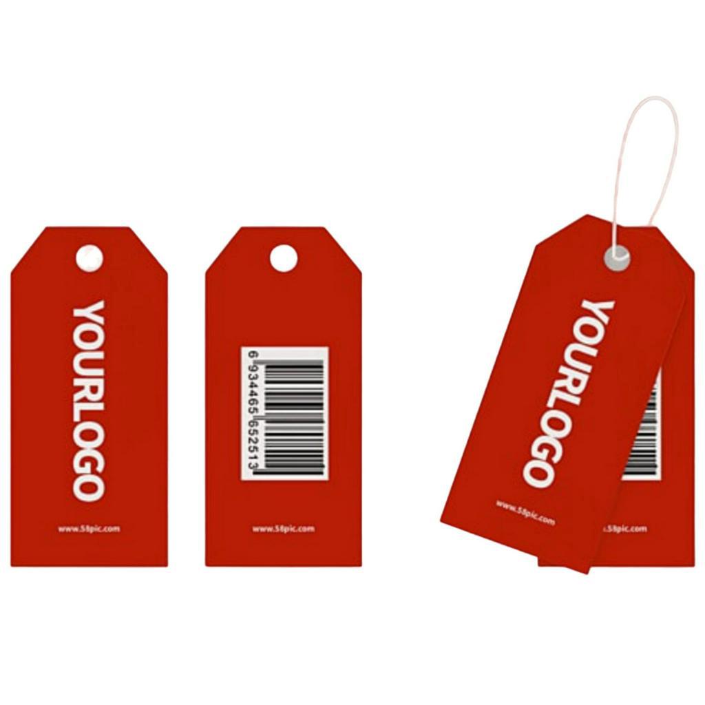 

Zobsxy Label Hang Tag Pakaian Label Tag Merek Custom