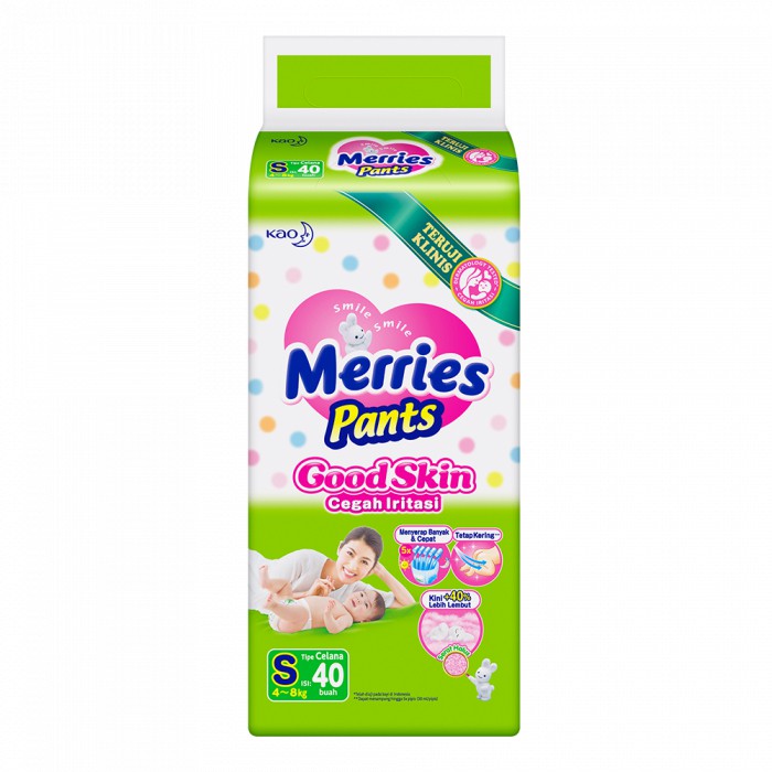 Merries Pants Good Skin S40 Diapers