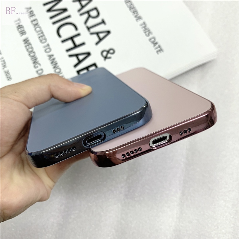 IPHONE Casing Frame Akrilik Plating Untuk Iphone11 12 13 Pro Max 11promax 12promax 13promax