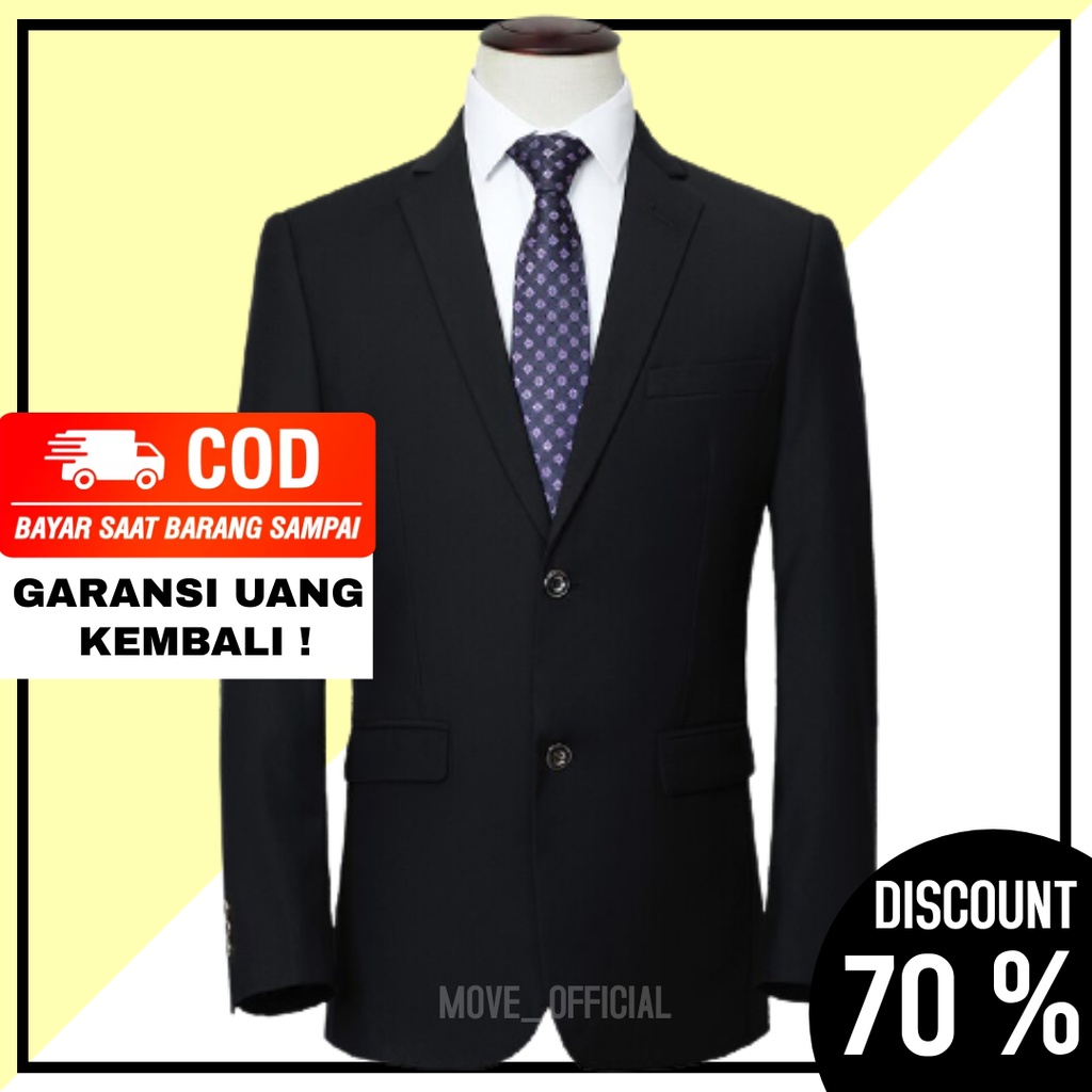 JAS RESMI JAS FORMAL JAS NIKAH BLAZER PRIA INSTINCT BLACK