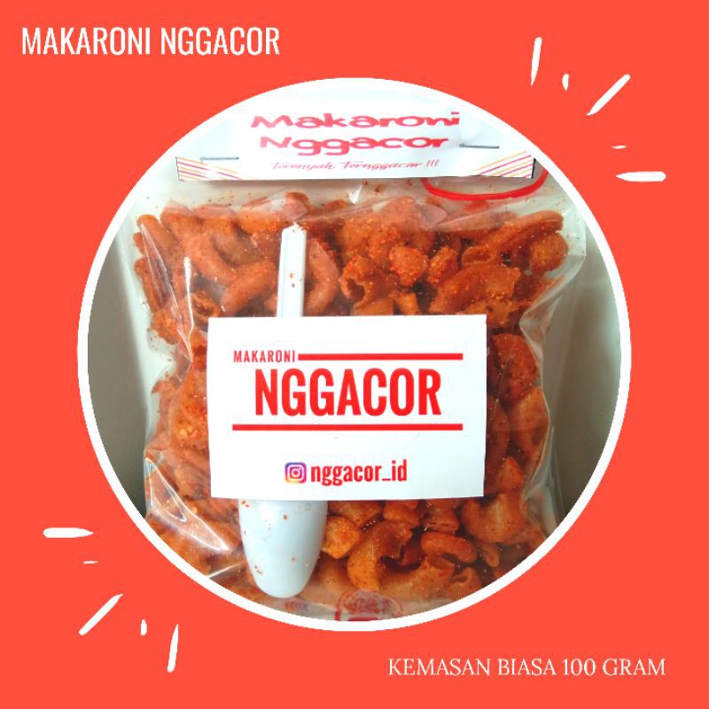 

Makaroni Nggacor Kemasan Biasa 100 Gram