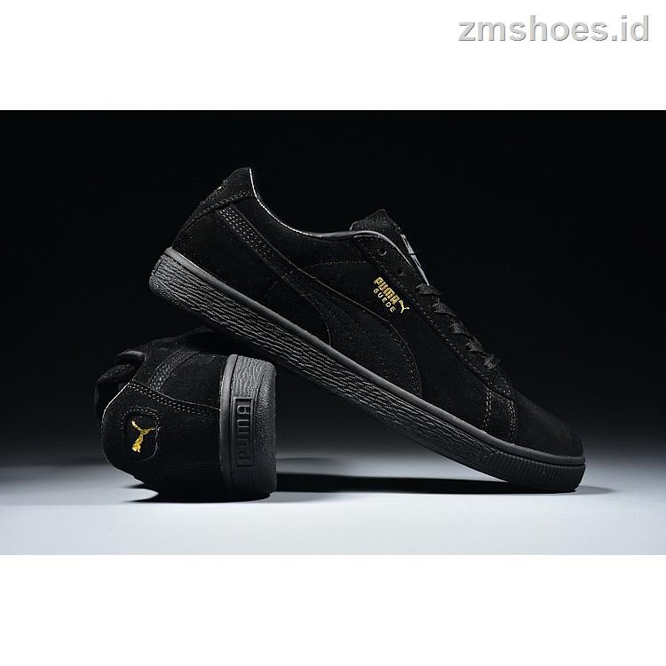 puma black and pink shoes