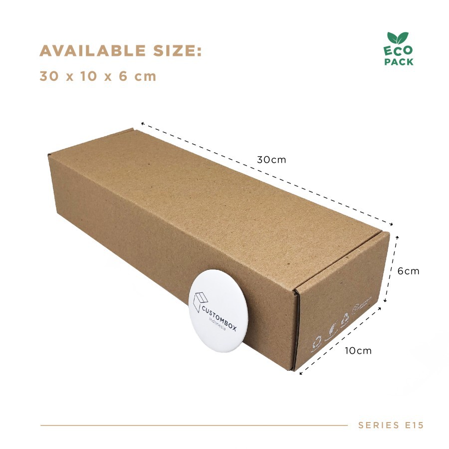 

Box Packaging (30.0x10.0x6.0 cm) Cake Kardus Kue Kemasan Brownies Bolu