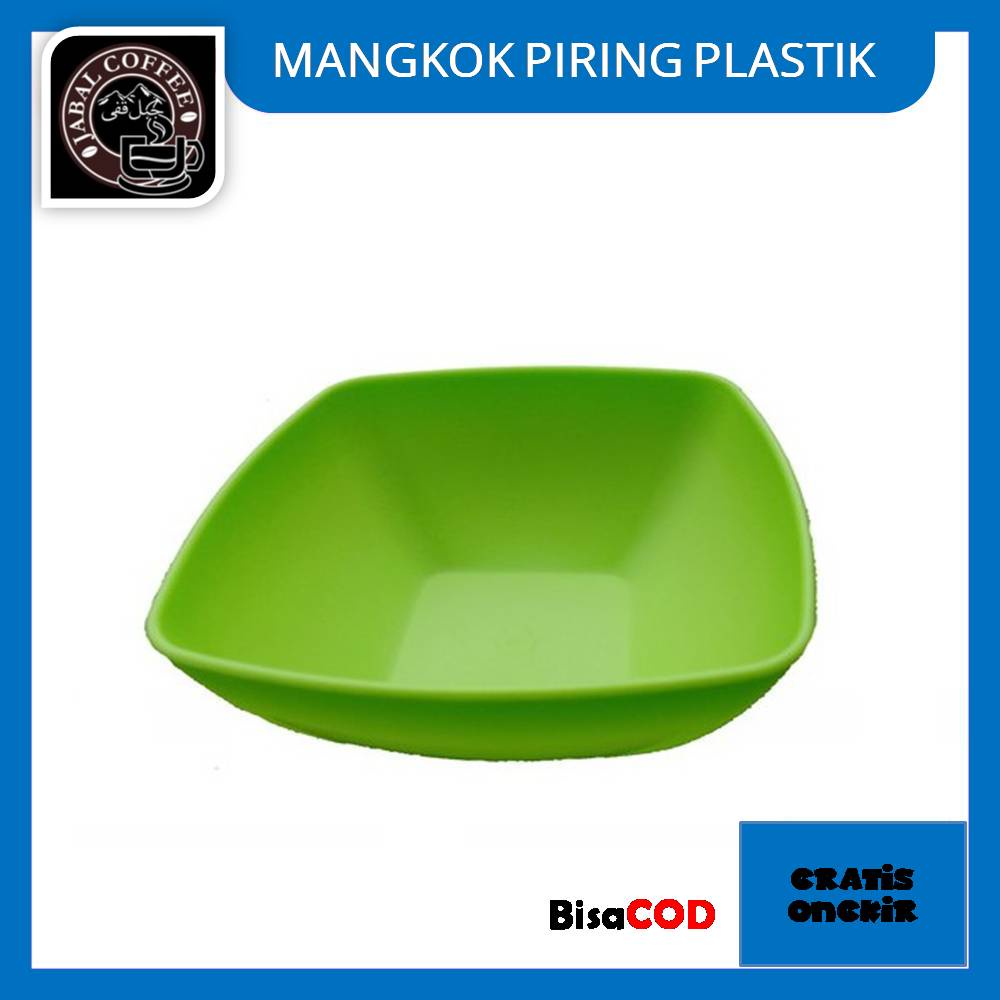 Mangkuk Tebal Warna Warni / Mangkuk Piring Plastik Tebal / Mangkuk Food Grade Kode 03