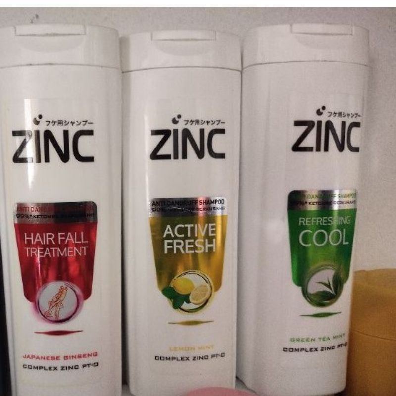 shampoo zink botol 170ml