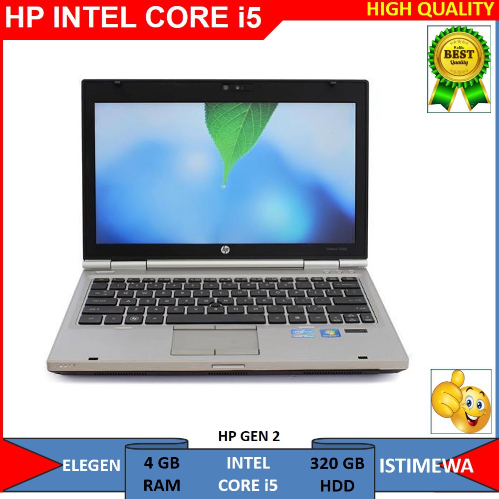 LAPTOP HP INTEL CORE i5 GEN 2 RAM 4 GB HDD 320 GB | Shopee