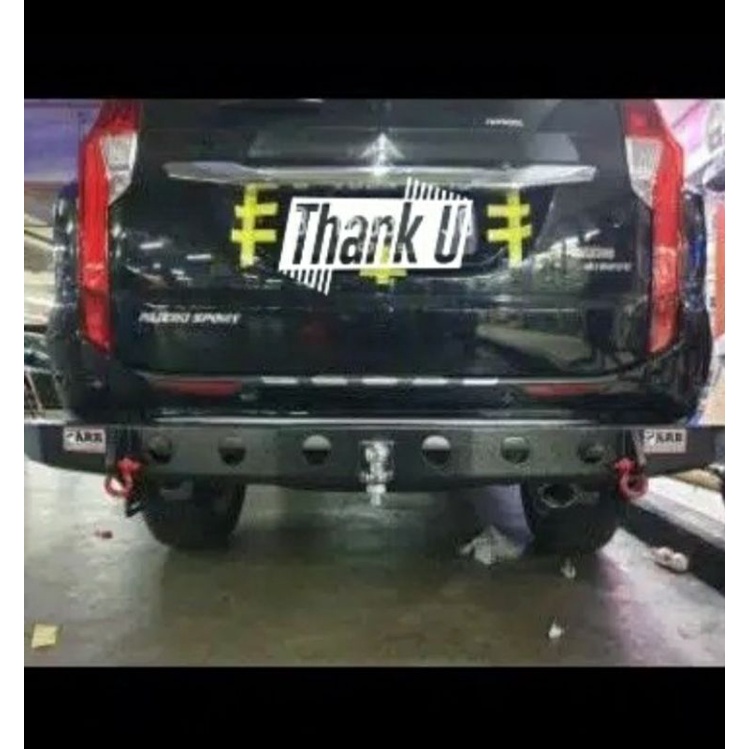 Towing Bar Klasik Bemper Belakang Tebal All New Pajero Sport 2016-2021
