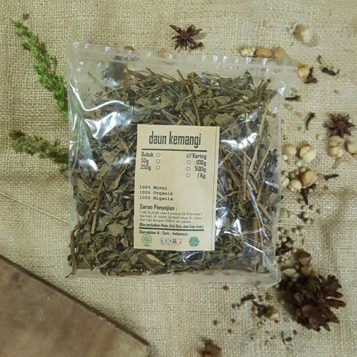 

KEMANGI KERING 50 Gram - Ocimum Africanum - MURNI