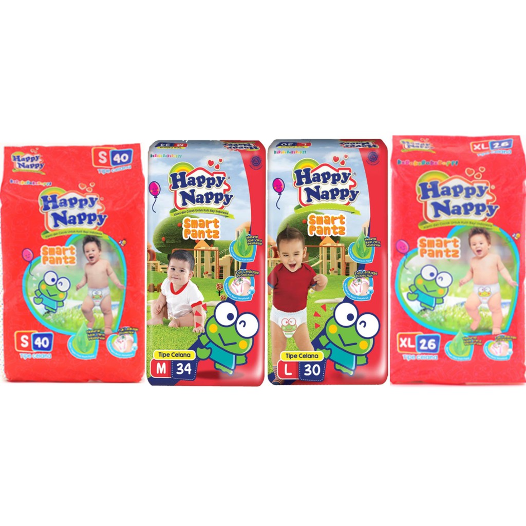 Happy Nappy Smart Pantz S40/M32/L28/XL24