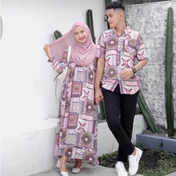 COUPLE SET SERI 1 I Set couple keluarga untuk kondangan bahan Rayon I Serasi dan nyaman