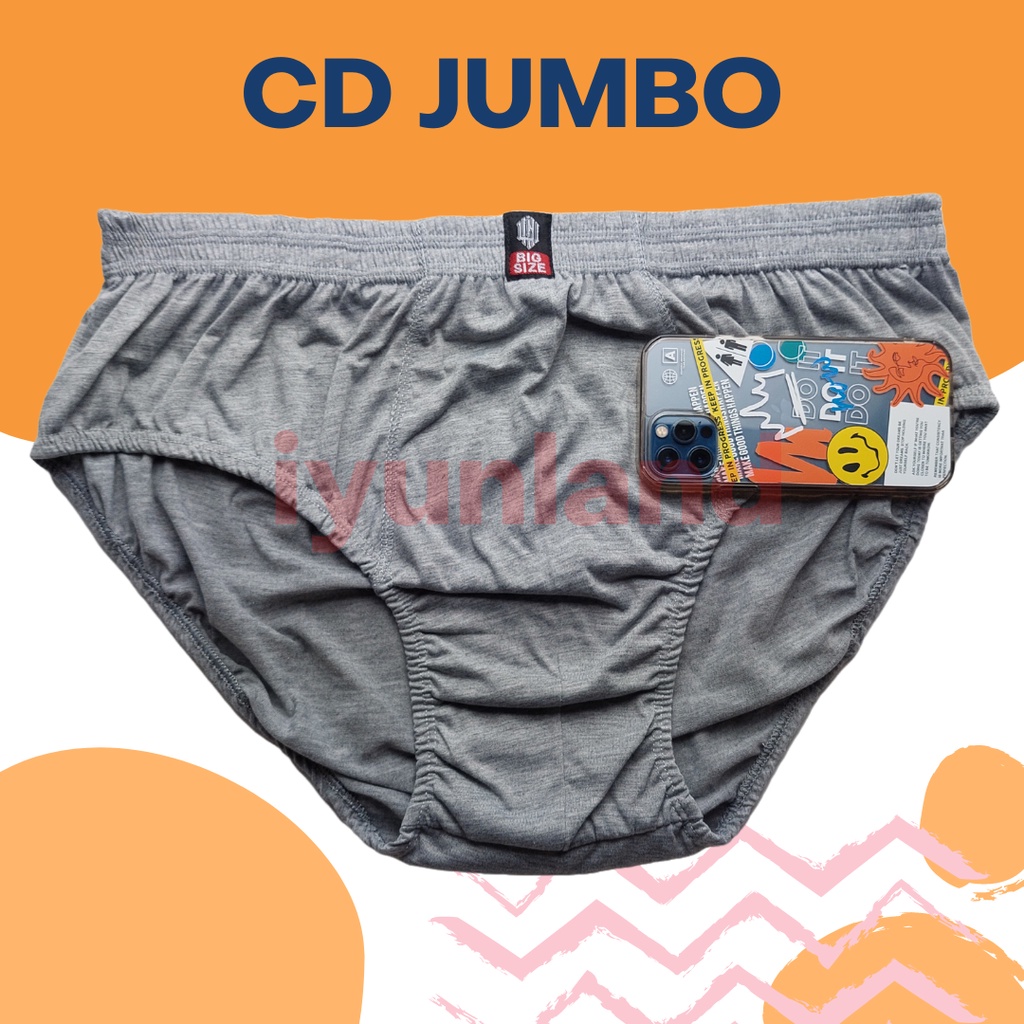 IYUNLAND | Celana dalam pria super jumbo BB SAMPE 110 KG / CD Big size / Sempak Bigsize