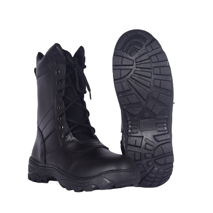 Sepatu Pdl Tni Polri Boots Safety Banser Security Reseleting Kulit Sintetis- LB01