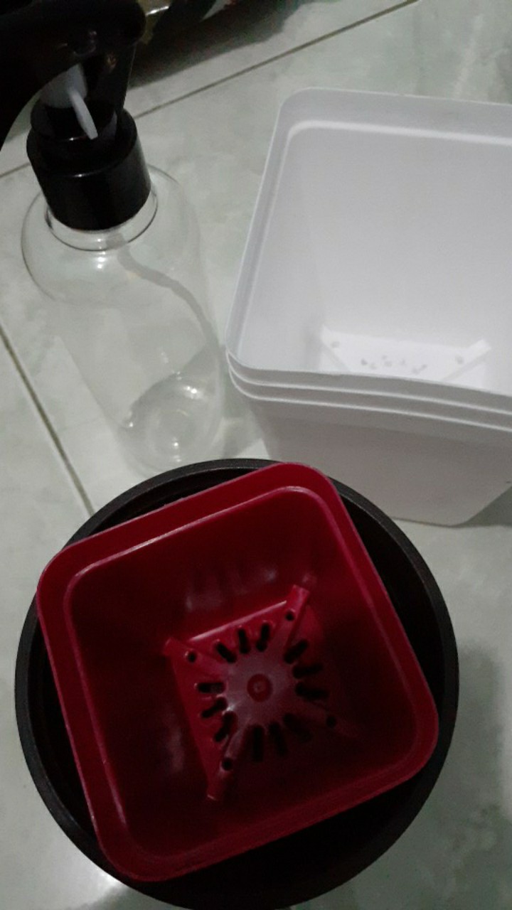 Botol Pet 250 Ml + Tutup Trigger Sprayer