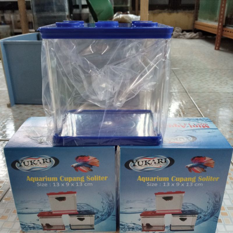 Aquarium Mini Aquascape Ikan Cupang Ikan Hias LEGO