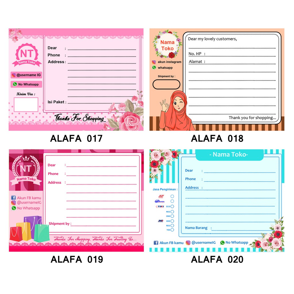 

1 pcs Stiker Pengiriman - Shipping Stiker - Stiker Label - Shipping Label - Label Pengiriman