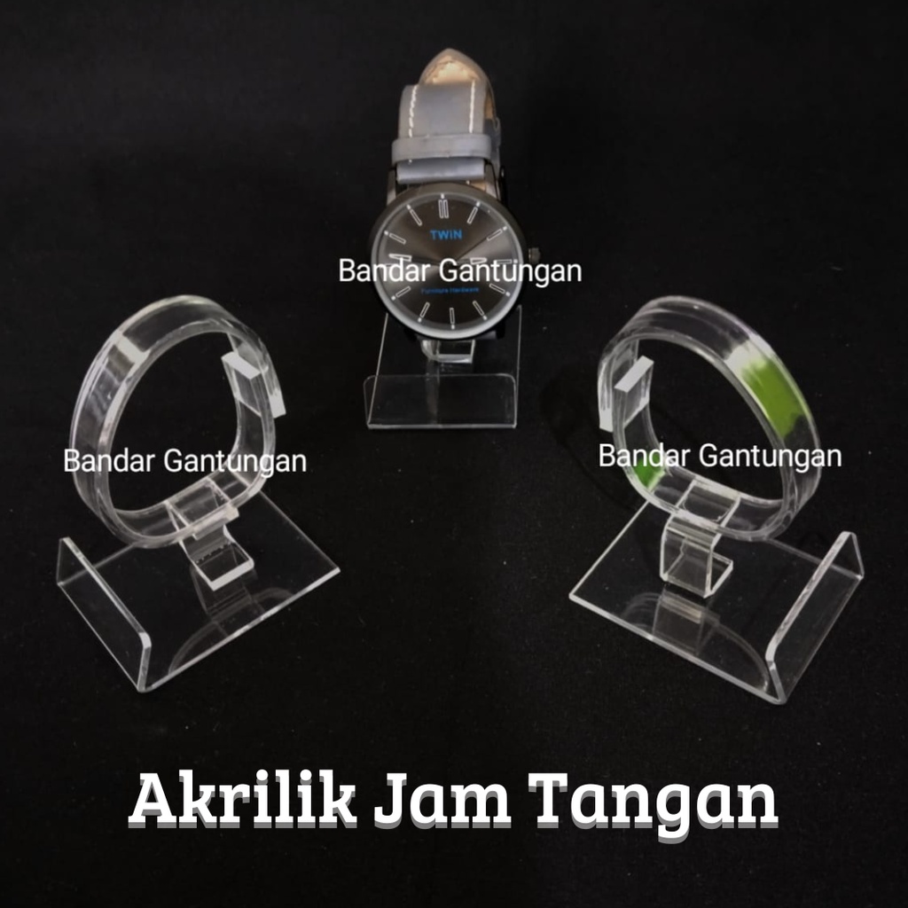 Tempat Pajangan Jam Tangan Akrilik Arloji Display Jam Tangan Stand Display Jam(BH)